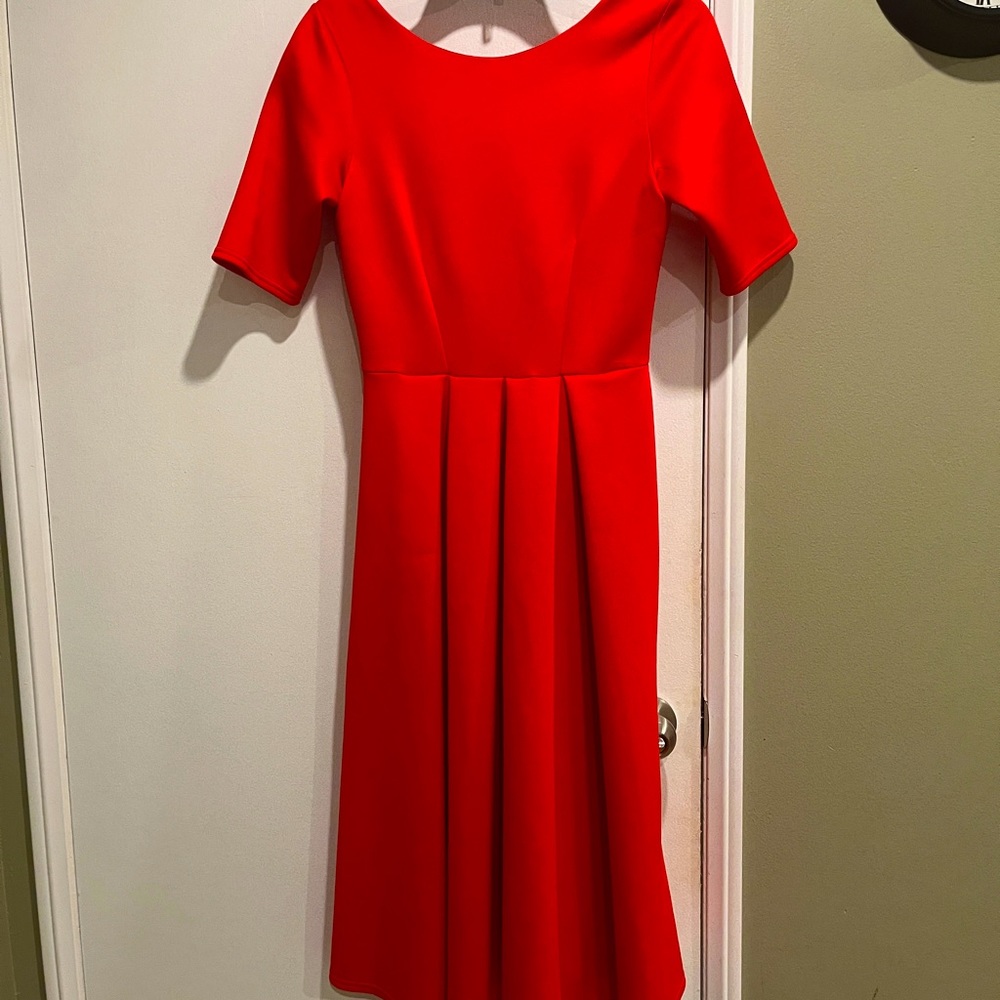 Red Midi dress